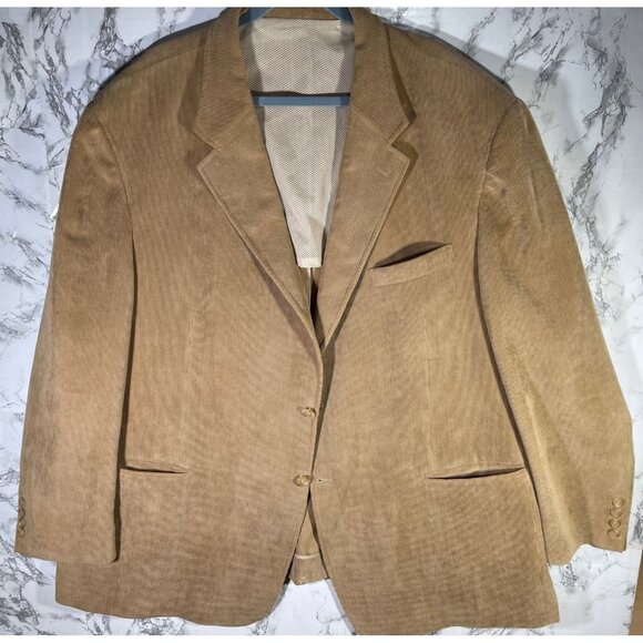 LaCrosse, McNavy Ltd. Other - Vintage LaCrosse McNavy Ltd. Size 3X (approx) Brown Corduroy Blazer Jacket